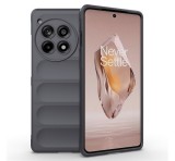 Gigapack Szilikon telefonvédő (ütésállóság, kameravédő, 3D) SÖTÉTSZÜRKE OnePlus 12R 5g