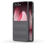 Gigapack Szilikon telefonvédő (ütésállóság, kameravédő, 3D) SÖTÉTSZÜRKE Samsung Galaxy Z Flip7 (SM-F766)