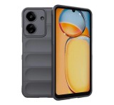 Gigapack Szilikon telefonvédő (ütésállóság, kameravédő, 3D) SÖTÉTSZÜRKE Xiaomi Redmi 13C