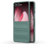 Gigapack Szilikon telefonvédő (ütésállóság, kameravédő, 3D) SÖTÉTZÖLD Samsung Galaxy Z Flip7 (SM-F766)