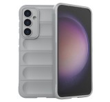 Gigapack Szilikon telefonvédő (ütésállóság, kameravédő, 3D) VILÁGOSSZÜRKE Samsung Galaxy S23 FE (SM-S711)