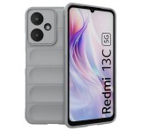 Gigapack Szilikon telefonvédő (ütésállóság, kameravédő, 3D) VILÁGOSSZÜRKE Xiaomi Redmi 13C 5G