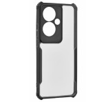 Gigapack Szilikon telefonvédő (ütésállóság, légpárnás sarok, akril hátlap, kameravédő) FEKETE Oppo Reno11 F 5G