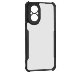 Gigapack Szilikon telefonvédő (ütésállóság, légpárnás sarok, akril hátlap, kameravédő) FEKETE Realme C67 4G