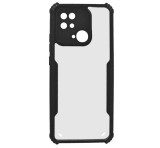 Gigapack Szilikon telefonvédő (ütésállóság, légpárnás sarok, akril hátlap, kameravédő) FEKETE Redmi 10C