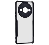 Gigapack Szilikon telefonvédő (ütésállóság, légpárnás sarok, akril hátlap, kameravédő) FEKETE Redmi A3