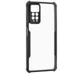 Gigapack Szilikon telefonvédő (ütésállóság, légpárnás sarok, akril hátlap, kameravédő) FEKETE Redmi Note 12 Pro