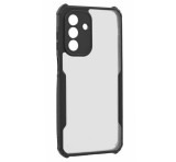 Gigapack Szilikon telefonvédő (ütésállóság, légpárnás sarok, akril hátlap, kameravédő) FEKETE Samsung Galaxy A26 5G (SM-A266)