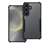 Gigapack Szilikon telefonvédő (ütésállóság, légpárnás sarok, akril hátlap, kameravédő) FEKETE Samsung Galaxy S25 (SM-S931)
