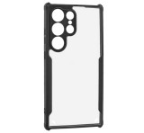 Gigapack Szilikon telefonvédő (ütésállóság, légpárnás sarok, akril hátlap, kameravédő) FEKETE Samsung Galaxy S25 Ultra (SM-S938)