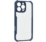 Gigapack Szilikon telefonvédő (ütésállóság, légpárnás sarok, akril hátlap, kameravédő) SÖTÉTKÉK Apple iPhone 16 Pro Max