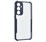 Gigapack Szilikon telefonvédő (ütésállóság, légpárnás sarok, akril hátlap, kameravédő) SÖTÉTKÉK Galaxy A55 5G