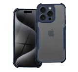 Gigapack Szilikon telefonvédő (ütésállóság, légpárnás sarok, akril hátlap, kameravédő) SÖTÉTKÉK iPhone 12 Pro Max