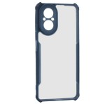 Gigapack Szilikon telefonvédő (ütésállóság, légpárnás sarok, akril hátlap, kameravédő) SÖTÉTKÉK Realme C67 4G