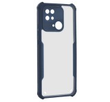 Gigapack Szilikon telefonvédő (ütésállóság, légpárnás sarok, akril hátlap, kameravédő) SÖTÉTKÉK Xiaomi Redmi 10C