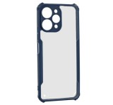 Gigapack Szilikon telefonvédő (ütésállóság, légpárnás sarok, akril hátlap, kameravédő) SÖTÉTKÉK Xiaomi Redmi 12