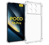 Gigapack Szilikon telefonvédő (ütésállóság, légpárnás sarok) ÁTLÁTSZÓ Xiaomi Poco F6 Pro