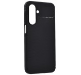 Gigapack Szilikon telefonvédő (ütésállóság, légpárnás sarok, karbon minta) FEKETE Samsung Galaxy A17 5G (SM-A176)
