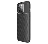 Gigapack Szilikon telefonvédő (ütésállóság, légpárnás sarok, karbon minta) FEKETE Samsung Galaxy S26 Plus (SM-S947)