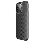 Gigapack Szilikon telefonvédő (ütésállóság, légpárnás sarok, karbon minta) FEKETE Samsung Galaxy S26 Ultra (SM-S948)