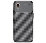 Gigapack Szilikon telefonvédő (ütésállóság, légpárnás sarok, karbon minta) FEKETE Samsung Galaxy Xcover 7 (SM-G556)