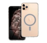 Gigapack Szilikon telefonvédő (ütésállóság, légpárnás sarok, MagSafe) ÁTLÁTSZÓ Apple iPhone 11 Pro Max