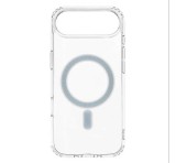 Gigapack Szilikon telefonvédő (ütésállóság, légpárnás sarok, MagSafe) ÁTLÁTSZÓ Apple iPhone 17 Air