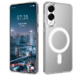 Gigapack Szilikon telefonvédő (ütésállóság, légpárnás sarok, MagSafe) ÁTLÁTSZÓ Samsung Galaxy S25 Edge (SM-S937)