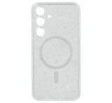 Gigapack Szilikon telefonvédő (ütésállóság, légpárnás sarok, MagSafe, csillámporos) ÁTLÁTSZÓ Samsung Galaxy S25 Plus (SM-S936)