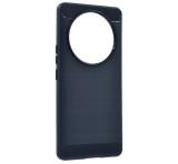 Gigapack Szilikon telefonvédő (ütésállóság, légpárnás sarok, szálcsiszolt, karbon minta) SÖTÉTKÉK Honor Magic7 Lite