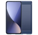 Gigapack Szilikon telefonvédő (ütésállóság, légpárnás sarok, szálcsiszolt, karbon minta) SÖTÉTKÉK Xiaomi Redmi Note 13 Pro 5G