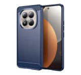 Gigapack Szilikon telefonvédő (ütésállóság, légpárnás sarok, szálcsiszolt, karbon minta) SÖTÉTKÉK Xiaomi Redmi Note 15 Pro 4G