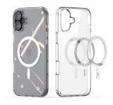 Gigapack Szilikon telefonvédő (ütésállóság, MagSafe) ÁTLÁTSZÓ Apple iPhone 16