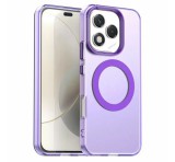 Gigapack Szilikon telefonvédő (ütésállóság, műanyag hátlap, kameravédő, MagSafe) LILA Honor 400 Lite