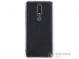 Gigapack szilikon tok Nokia 3.1 Plus készülékhez, átlátszó