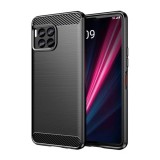Gigapack T Phone 2 Pro 5G szilikon telefonvédő (ütésállóság, légpárnás sarok, szálcsiszolt, karbon minta) fekete