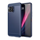 Gigapack T Phone 2 Pro 5G szilikon telefonvédő (ütésállóság, légpárnás sarok, szálcsiszolt, karbon minta) sötétkék