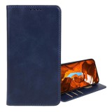 Gigapack T Phone 2 Pro 5G tok álló, bőr hatású (flip, oldalra nyíló, asztali tartó, koptatott bőr minta, ) sötétkék