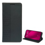 Gigapack T Phone 2 Pro 5G tok álló, bőr hatású (flip, oldalra nyíló, asztali tartó, lóhere) fekete