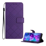 Gigapack T Phone 3 5G tok álló, bőr hatású (flip, oldalra nyíló, asztali tartó, négyzet, prémium) lila