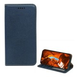 Gigapack T Phone 3 5G tok álló, bőr hatású (flip, oldalra nyíló, asztali tartó, rfid, prémium) sötétkék