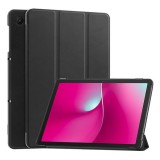 Gigapack T Tablet 2 5G tok álló, bőr hatású (aktív flip, oldalra nyíló, trifold, asztali tartó) fekete
