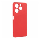 Gigapack Tecno Spark 10 Pro szilikon telefonvédő (matt) piros