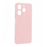 Gigapack Tecno Spark 10 Pro szilikon telefonvédő (matt) rózsaszín