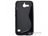 Gigapack telefonvédő gumi/szilikon tok Huawei Ascend Y550 készülékhez, fekete