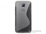 Gigapack telefonvédő gumi/szilikon tok Huawei G8 készülékhez, átlátszó