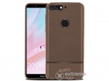 Gigapack telefonvédő gumi/szilikon tok Huawei Y7 Prime 2018 (Y7 2018) készülékhez, barna