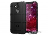 Gigapack telefonvédő gumi/szilikon tok Nokia 8,1 (X7) készülékhez, fekete