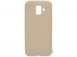 Gigapack telefonvédő gumi/szilikon tok Samsung Galaxy A6 (2018) SM-A600F készülékhez, arany