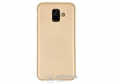 Gigapack telefonvédő gumi/szilikon tok Samsung Galaxy A6 (2018) SM-A600F készülékhez, arany